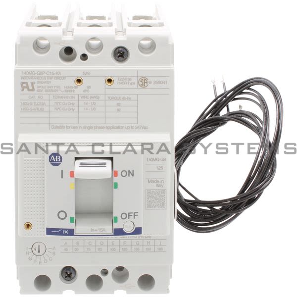 Allen Bradley 140MG-G8P-C15-KA Motor Circuit Protector Product Image