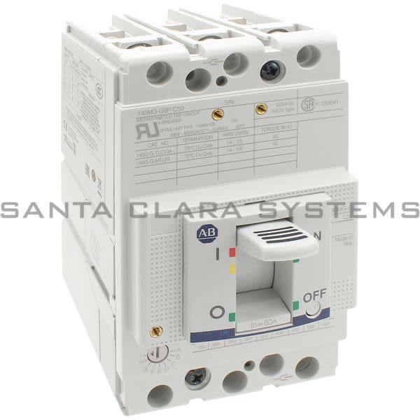 Allen Bradley 140MG-G8P-C50 Motor Circuit Protector Product Image