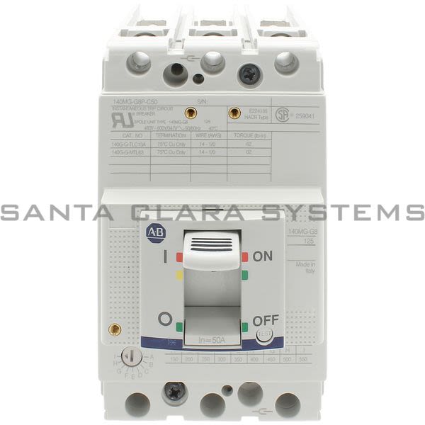 Allen Bradley 140MG-G8P-C50 Motor Circuit Protector Product Image