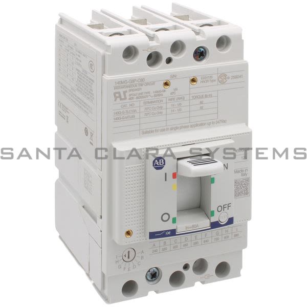 Allen Bradley 140MG-G8P-C80 Motor Circuit Protector Product Image