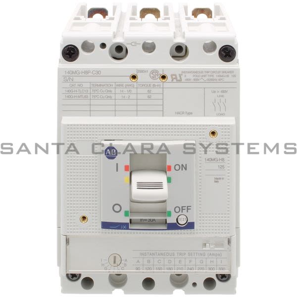 Allen Bradley 140MG-H8P-C30 Motor Circuit Protector Product Image