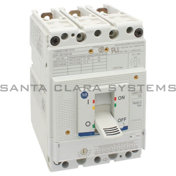 Allen Bradley 140MG-H8P-D10 Motor Circuit Protector Product Image