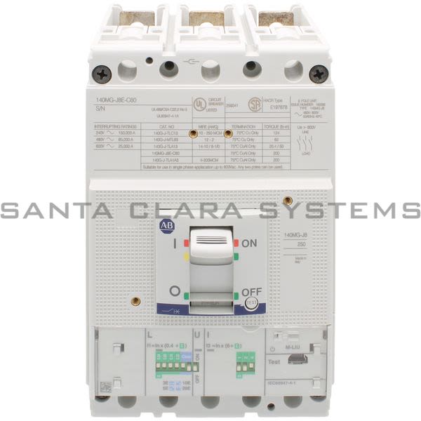 Allen Bradley 140MG-J8E-C60 Motor Protection Circuit Breaker Product Image