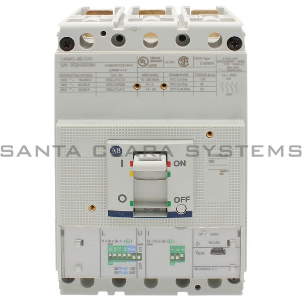 Allen Bradley 140MG-J8E-D15 Circuit Breaker Product Image