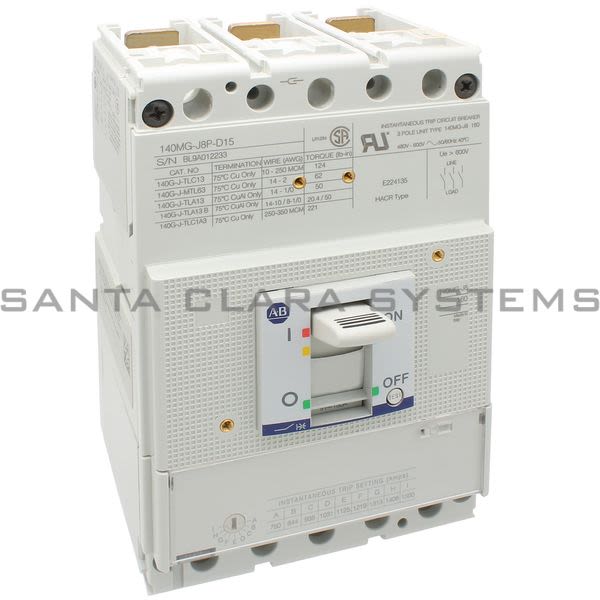 Allen Bradley 140MG-J8P-D15 Motor Circuit Protector Product Image