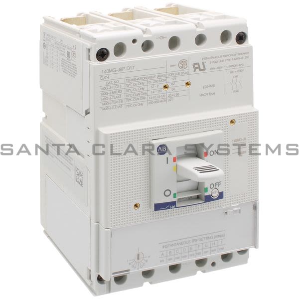 Allen Bradley 140MG-J8P-D17 Motor Circuit Protector Product Image