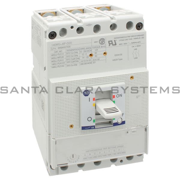 Allen Bradley 140MG-J8P-D20 Motor Circuit Protector Product Image