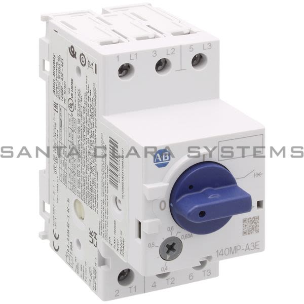 Allen Bradley 140MP-A3E-A63 Motor Protection Circuit Breaker Product Image