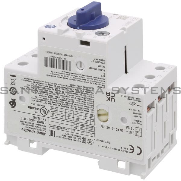 Allen Bradley 140MP-A3E-B10 Motor Protection Circuit Breaker Product Image