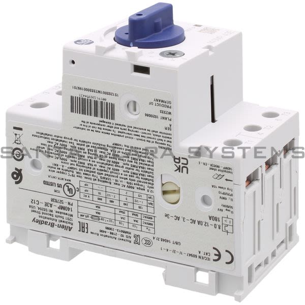 Allen Bradley 140MP-A3E-C12 Motor Protection Circuit Breaker Product Image
