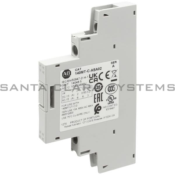 Allen Bradley 140MT-C-ASA02 Auxiliary Contact Product Image