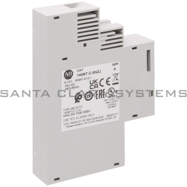 Allen Bradley 140MT-C-SNZJ Shunt Trip Unit Product Image