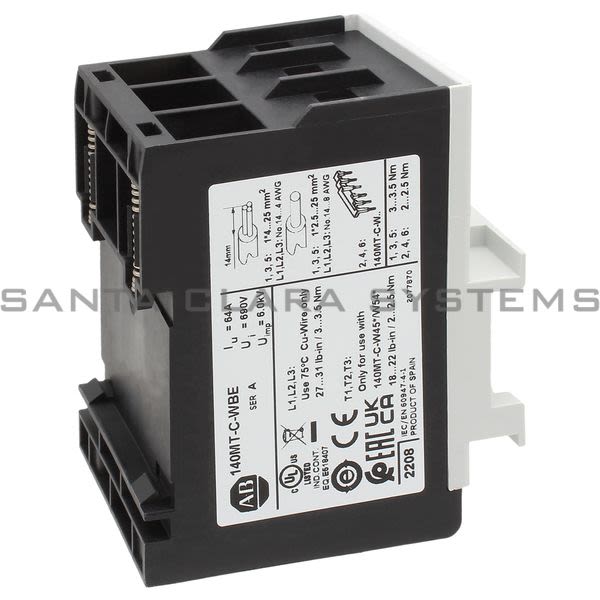 Allen Bradley 140MT-C-WBE Feeder Block For Compact Bus Bars Product Image