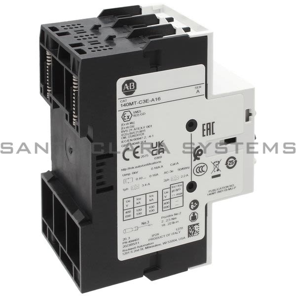 Allen Bradley 140MT-C3E-A16 Motor Protection Circuit Breaker Product Image