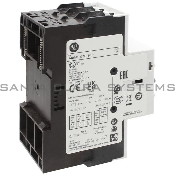 Allen Bradley 140MT-C3E-B10 Motor Protection Circuit Breaker Product Image