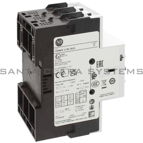 Allen Bradley 140MT-C3E-B25 Motor Protection Circuit Breaker Product Image
