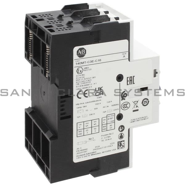 Allen Bradley 140MT-C3E-C16 Motor Protector Circuit Breaker Product Image