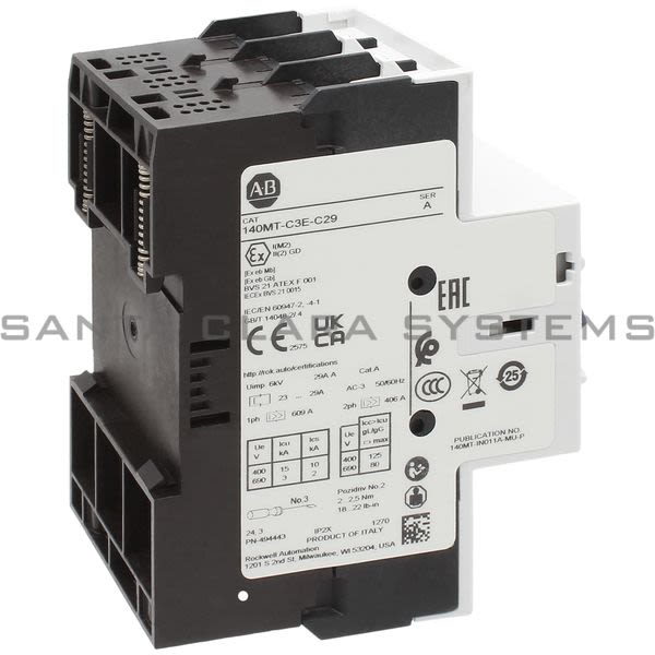 Allen Bradley 140MT-C3E-C29 Motor Protector Circuit Breaker Product Image