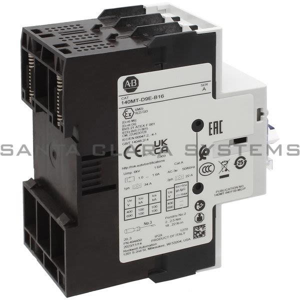 Allen Bradley 140MT-D9E-B16 Motor Protection Circuit Breaker Product Image