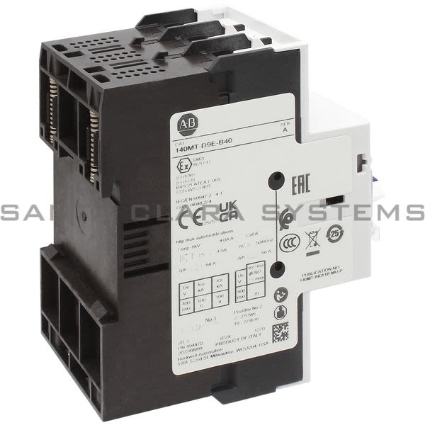 Allen Bradley 140MT-D9E-B40 Motor Protection Circuit Breaker Product Image