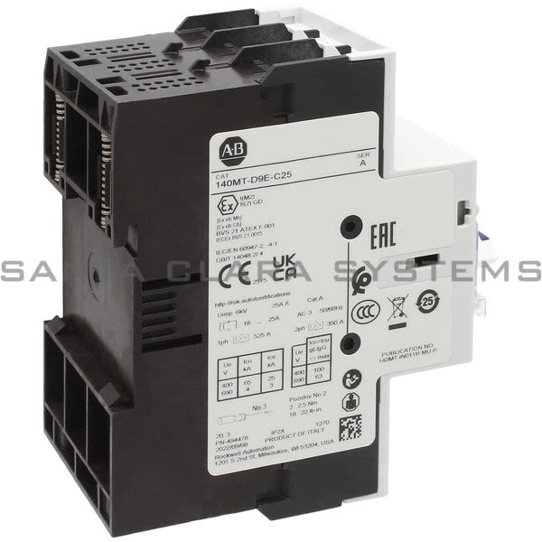Allen Bradley 140MT-D9E-C25 Motor Protection Circuit Breaker Product Image