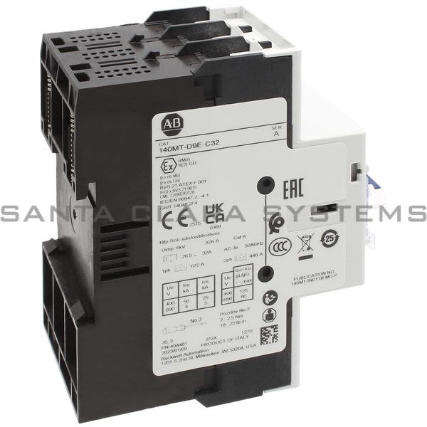 Allen Bradley 140MT-D9E-C32 Motor Protection Circuit Breaker Product Image