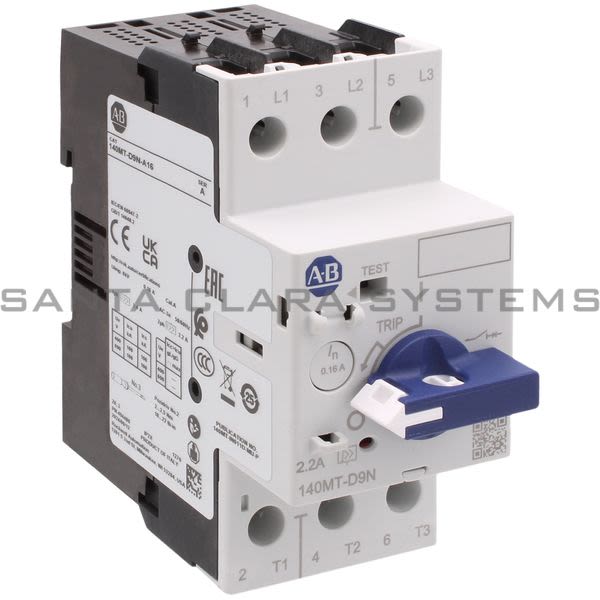 Allen Bradley 140MT-D9N-A16 Motor Protection Circuit Breaker Product Image