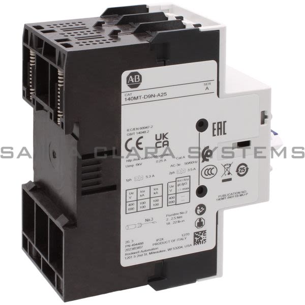 Allen Bradley 140MT-D9N-A25 Motor Protection Circuit Breaker Product Image