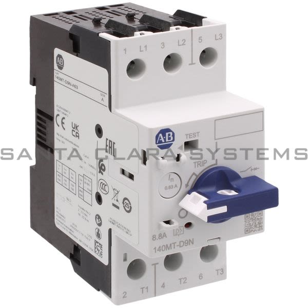 Allen Bradley 140MT-D9N-A63 Motor Protection Circuit Breaker Product Image