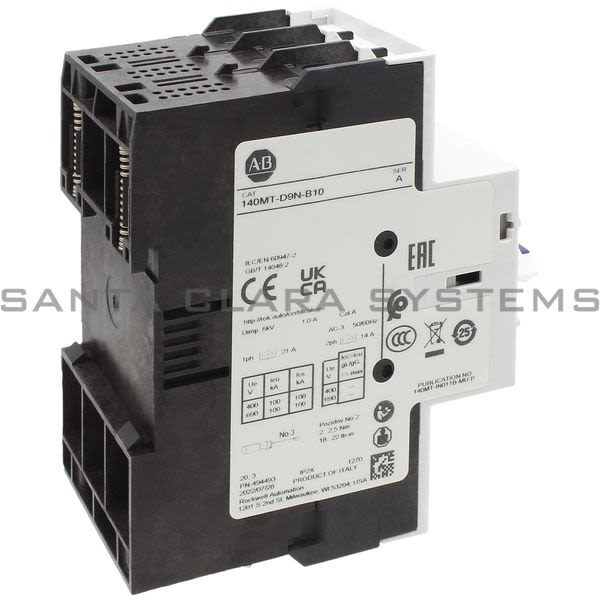 Allen Bradley 140MT-D9N-B10 Motor Protection Circuit Breaker Product Image