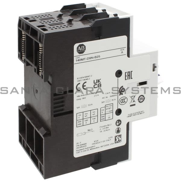 Allen Bradley 140MT-D9N-B25 Motor Protection Circuit Breaker Product Image