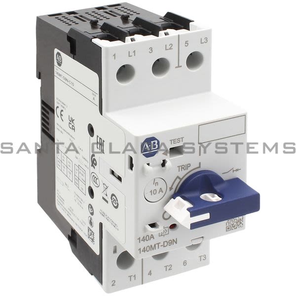 Allen Bradley 140MT-D9N-C10 Motor Protection Circuit Breaker Product Image