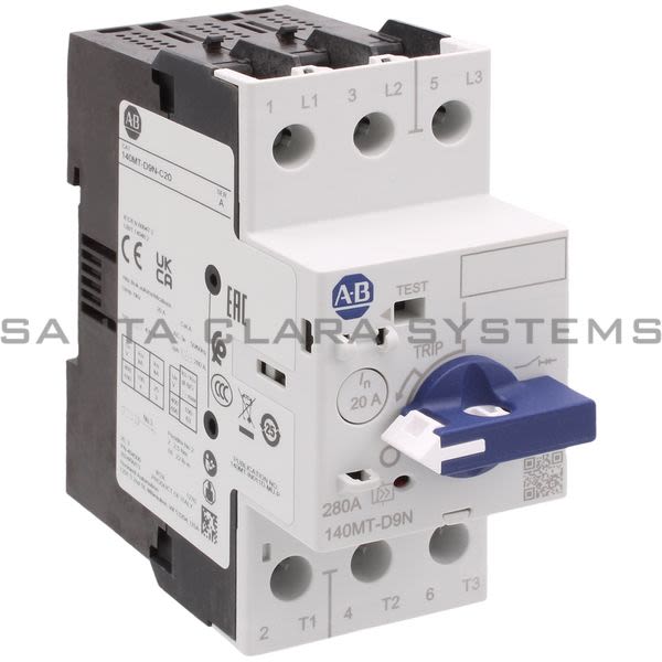 Allen Bradley 140MT-D9N-C20 Motor Protection Circuit Breaker Product Image