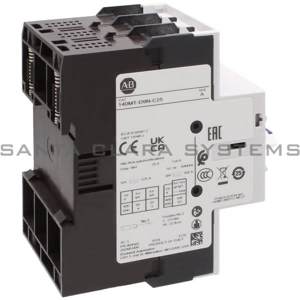 Allen Bradley 140MT-D9N-C25 Motor Protection Circuit Breaker Product Image