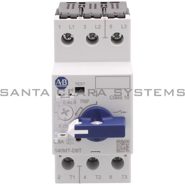 Allen Bradley 140MT-D9T-A40 Motor Protection Circuit Breaker Product Image