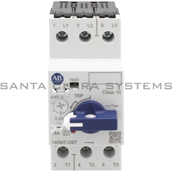 Allen Bradley 140MT-D9T-A63 Motor Protection Circuit Breaker Product Image