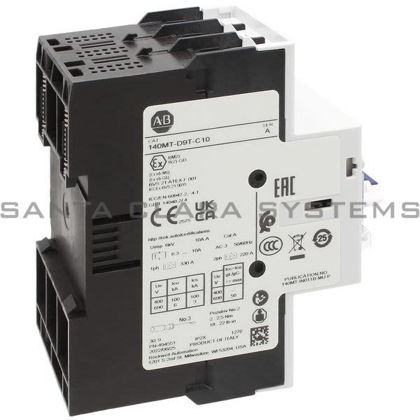 Allen Bradley 140MT-D9T-C10 High Magnetic Trip Product Image