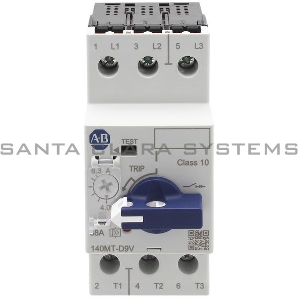 Allen Bradley 140MT-D9V-B63 Motor Protection Circuit Breaker Product Image