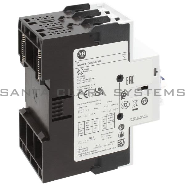 Allen Bradley 140MT-D9V-C10 Motor Protection Circuit Breaker Product Image