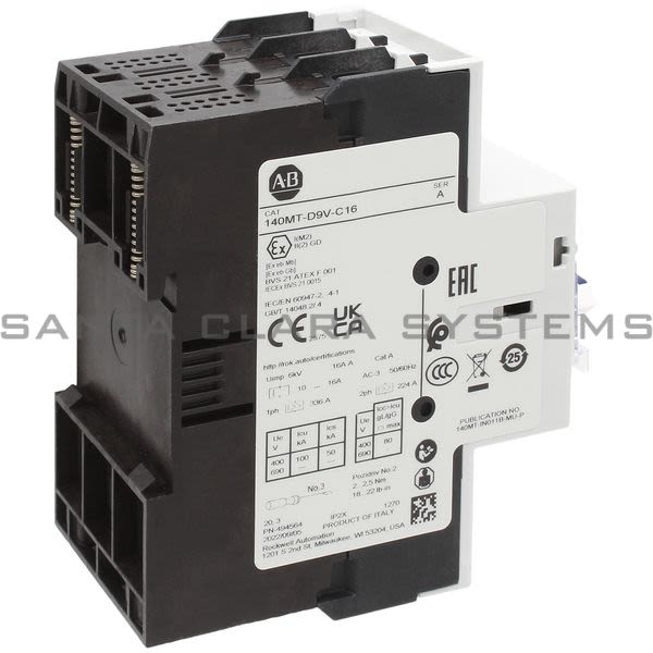 Allen Bradley 140MT-D9V-C16 Motor Protection Circuit Breaker Product Image