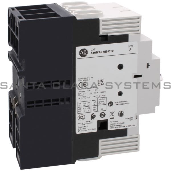 Allen Bradley 140MT-F9E-C12 Motor Protection Circuit Breaker Product Image