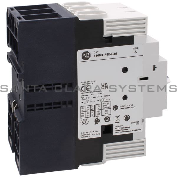 Allen Bradley 140MT-F9E-C45 Motor Protection Circuit Breaker Product Image