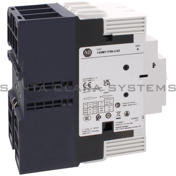 Allen Bradley 140MT-F9N-C45 Motor Circuit Protector Product Image