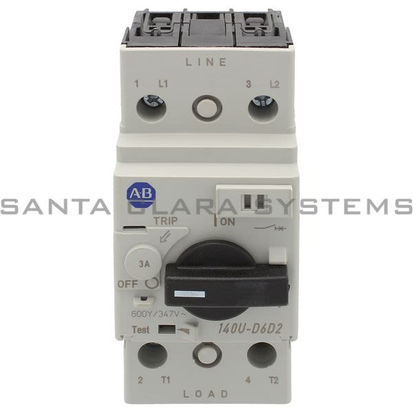 Allen Bradley 140U-D6D2-B30 Circuit Breaker Product Image