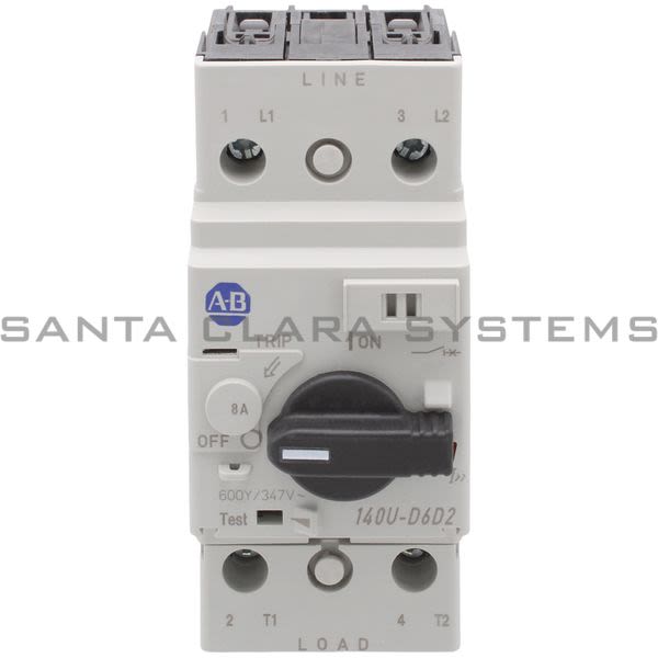 Allen Bradley 140U-D6D2-B80 Circuit Breaker Product Image