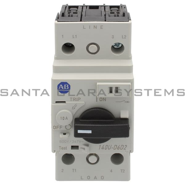 Allen Bradley 140U-D6D2-C10 Circuit Breaker Product Image