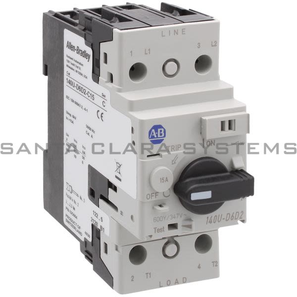 Allen Bradley 140U-D6D2-C15 Circuit Breaker Product Image
