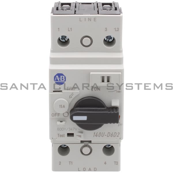 Allen Bradley 140U-D6D2-C15 Circuit Breaker Product Image