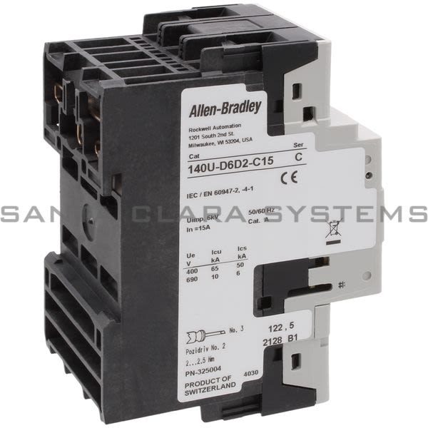 Allen Bradley 140U-D6D2-C15 Circuit Breaker Product Image