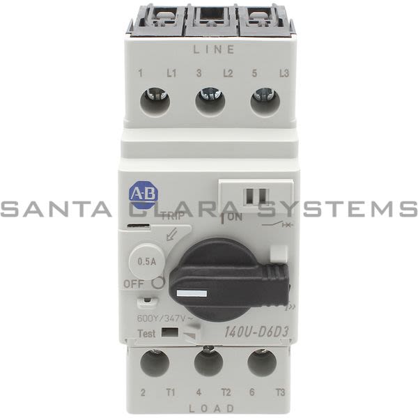 Allen Bradley 140U-D6D3-A50 Circuit Breaker Product Image